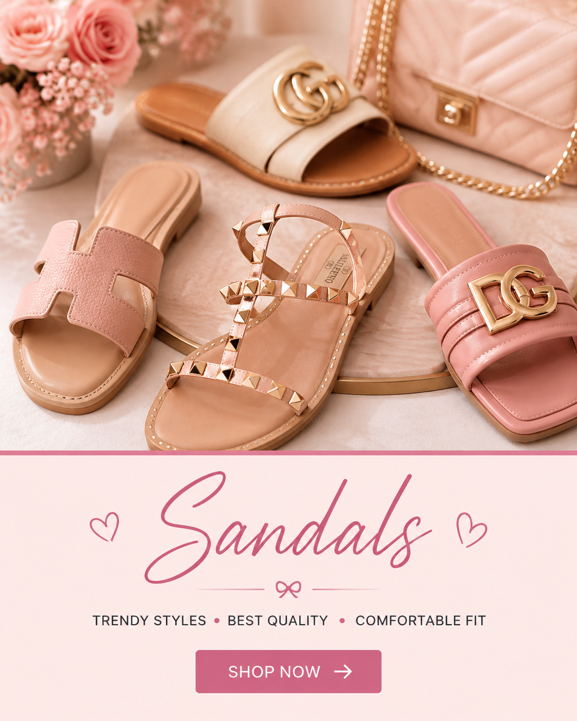 Cute and Gurly stylish sandals collection